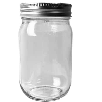12 Ounce Glass Container w/Lid