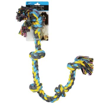 5 Knot Rope Dog Pull Toy