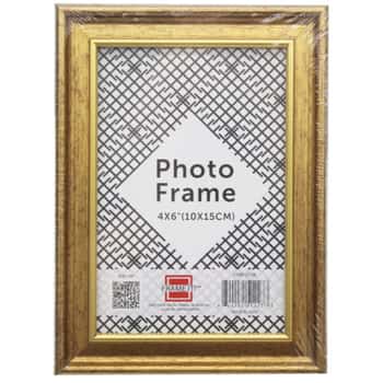 4x6 Photo Frame Gold Classic Design