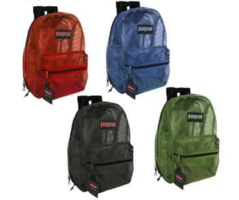 17" PureSport Mesh Backpacks - Assorted Colors