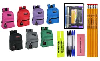 17" Classic PureSport Backpack & High School Supply Kit Sets