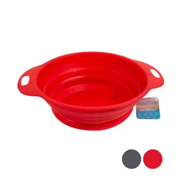 Strainer Collapsible 2ast Colors 11.81 X 3.3in Grey/red B&c Ht