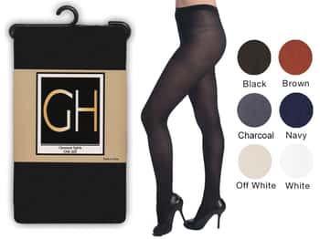 Women's Opaque Footed Tights - Queen Size - Choose Your Color(s)