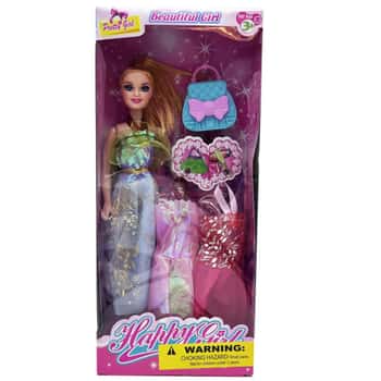 11&quot; Assorted Toy Beauty Doll with Shimmer Fashion Dresses and Accessories