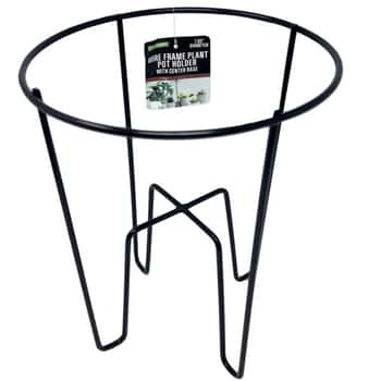 7.85&quot; Wire Frame Plant Pot Holder with Center Base