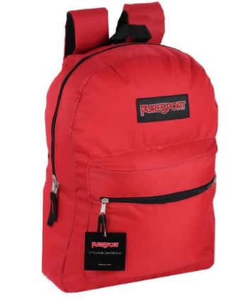 17" Classic PureSport Backpacks - Red