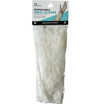 12 Pack Disposable Gloves