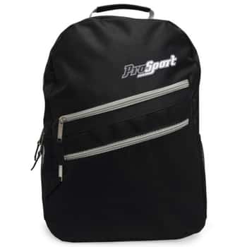 ProSport Multi-Pocket Front Zippers Backpack with Beverage Pocket in Assorted Colors