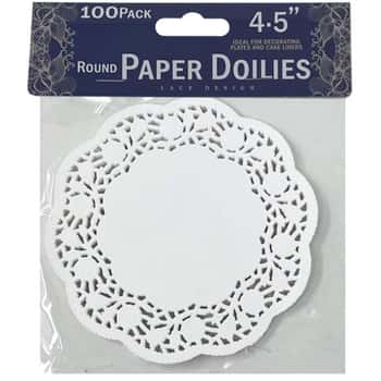 100 Piece Round Paper Doilies