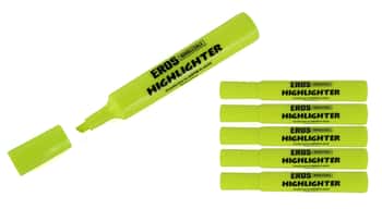 Yellow Broad Chisel Highlighters