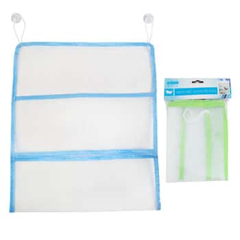 Storage Mesh Net Bag For Bath 15.75x17.32in 2ast W/suction Cups Up To About 3.24lb/hba Pbh