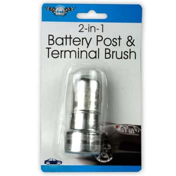 2-in-1 Battery Post &amp; Terminal Brush