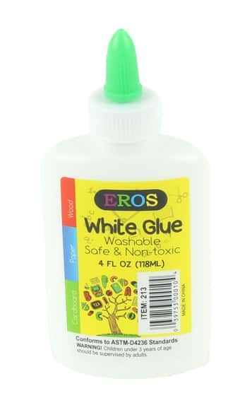 Washable White Glue - 4oz. Bottles