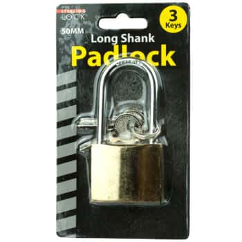 Steel Padlock with Three Keys