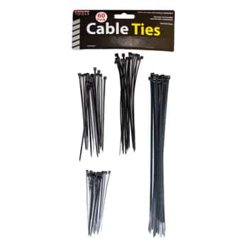 Black Multipurpose Cable Ties