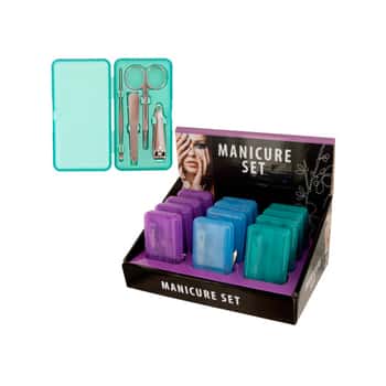 Manicure Set in Case Countertop Display