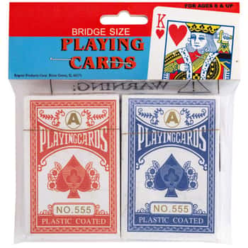 Playing Cards 2-pk Coated Pbh Bridge Size