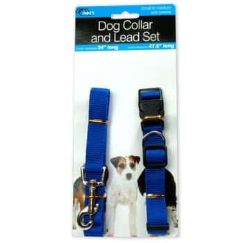Dog Collar &amp; Lead Set