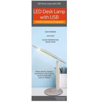 LED Bendable Desk Lamp with USB
