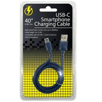 40&quot; USB-C Smartphone Charging Cable