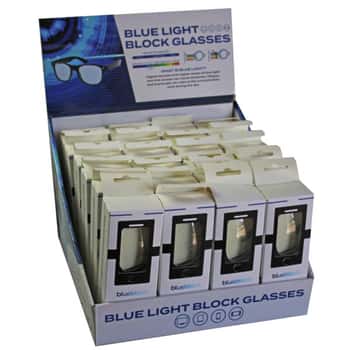 Adult Blue Light Glasses w/Microfiber Pouch