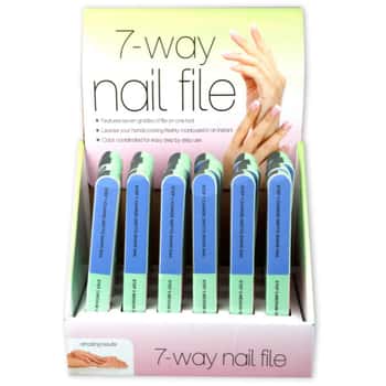 7-way Nail File Countertop Display