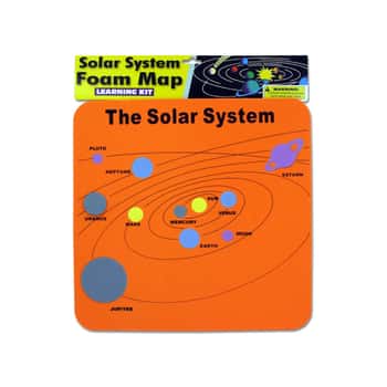 Solar System Foam Map Learning Kit
