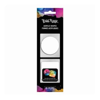 Brea Rose 10 Piece Acrylic Circle and Square Shapes