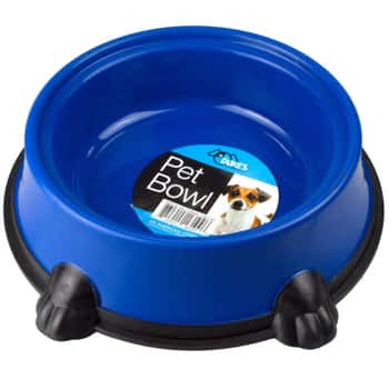 Round Pet Bowl With Paw Base