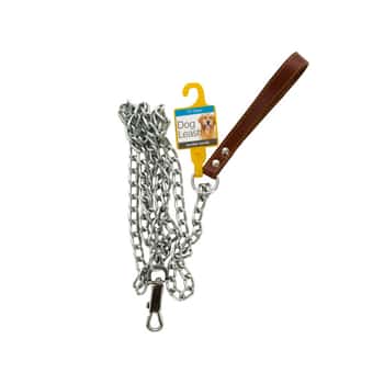 Chain Dog Leash with Durable Handle