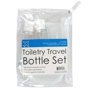 Toiletry Travel Bottle Set