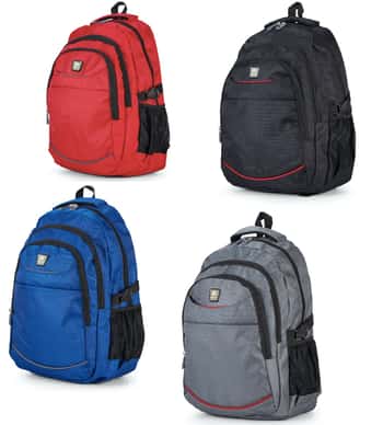 19.5" Premium Daypack Backpacks - Assorted Colors