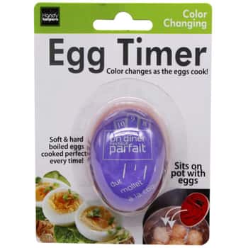 Assorted Purple and Red Color Changing Egg Timer