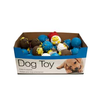 Animal Characters Dog Squeak Toys Countertop Display