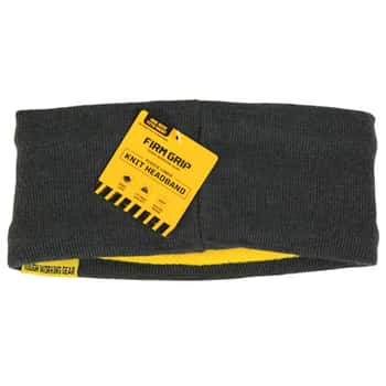 Head Band Fleece Lined Gray Firm Grip 12pc Pdq - No Online Sales