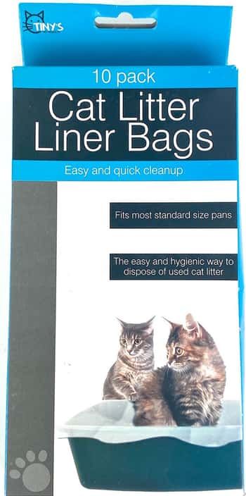 10-Pack Cat Litter Liner Bags