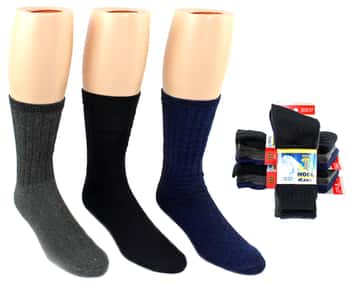 Men's Wool Blend Thermal Crew Socks