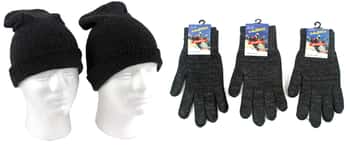 Adult Merino Wool Hat and Glove Combo