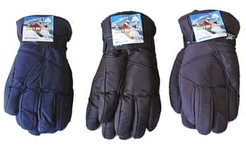 Men's Ski Gloves - Solid Colors