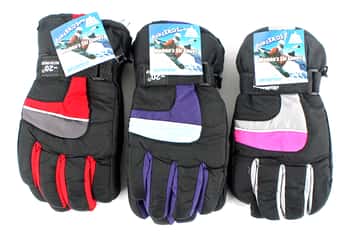 Women's Ski Gloves w/ Water-Resistant Palm