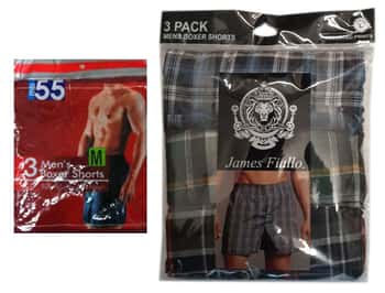 Men's Boxer Shorts - 3-Packs