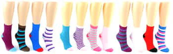Women's Fuzzy Ankle Socks- Size 9-11