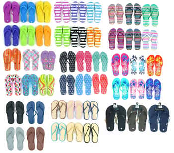 Pallet Of Men's, Women's, and Children's Assorted Flip Flops