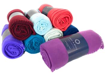 Heat & Belle Polar Fleece Blankets - 50" x 60" - Assorted Weights & Colors
