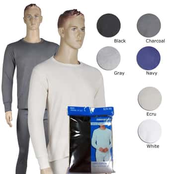 Men's Thermal Underwear Sets - Assorted Colors - Sizes Medium-2XL 