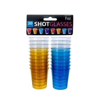 1 Oz. Clear Plastic Shot Glasses