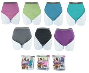 Fruit of the Loom Women's Breathable Underwear Regular & Plus Size Hi Cut-Mic