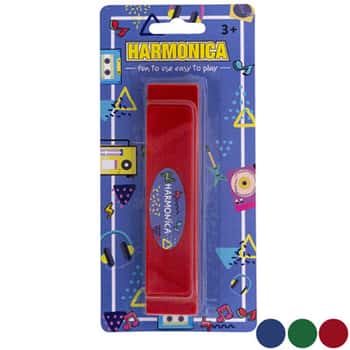 Harmonica Plastic Toy 5in L 3asst Colors Blc Age 3+