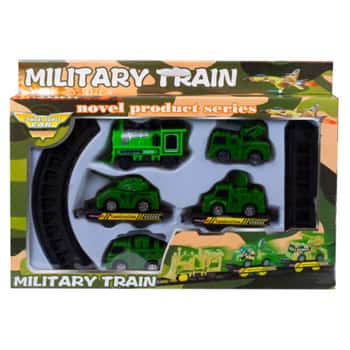 Battery Operated Military Train with Rails