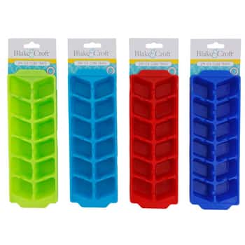 Ice Cube Tray 2-pk W/header Card 4 Summer Colors In 96pc Pdq 33gm Ea